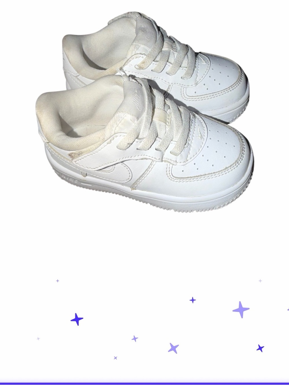 Nike Kids White Low-Top Sneakers – Classic Youth Trainer